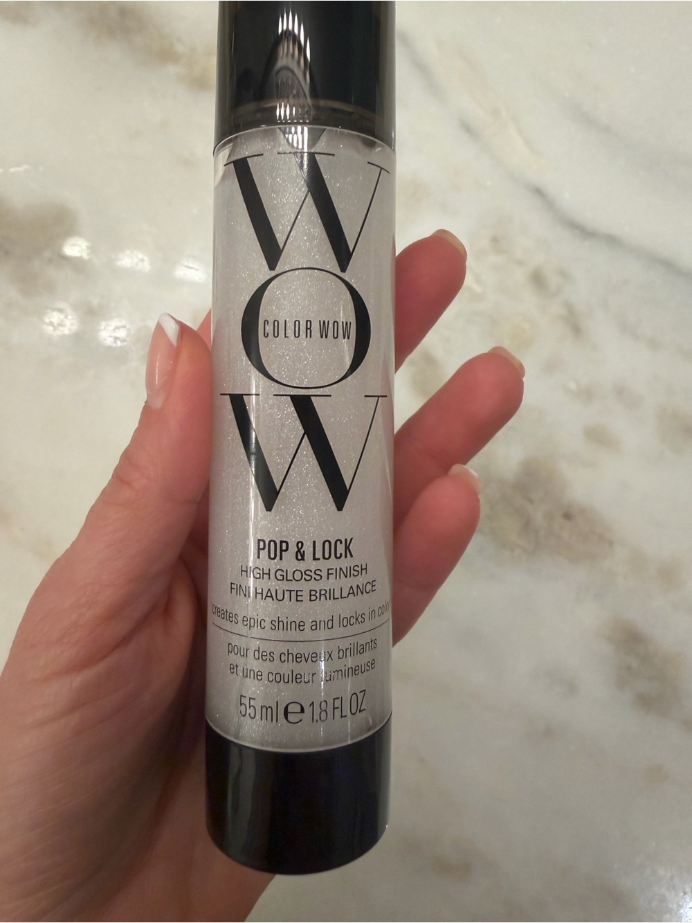 Color Wow Pop & Lock High Gloss Finish - Silver Shine
